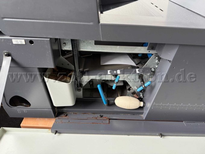 Kuvertiertmaschine seitlich Bauteile