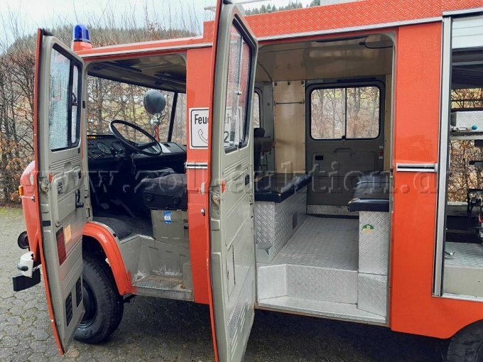 Löschfahrzeug LF8 - Blick in den Innenraum