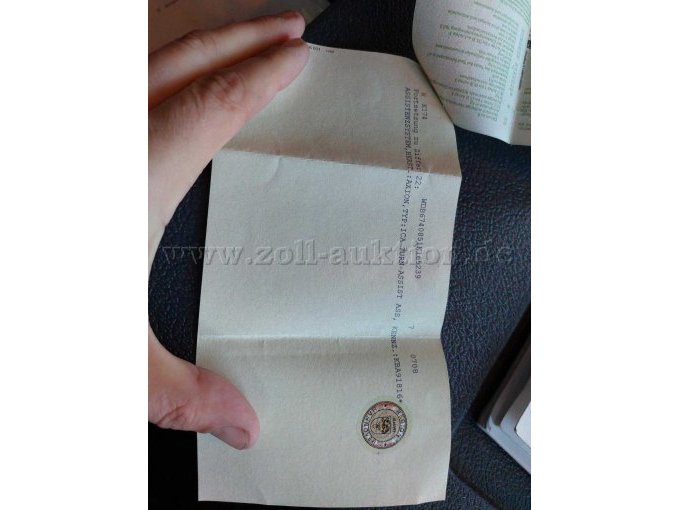 Zulassungsbescheinigung I