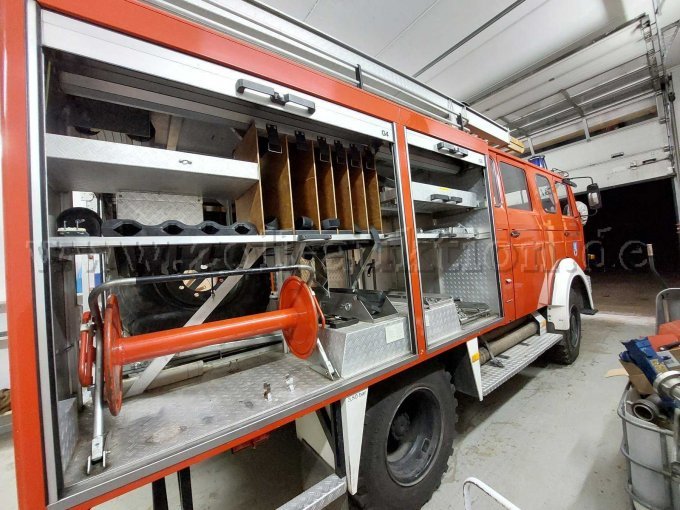 Löschfahrzeug innen