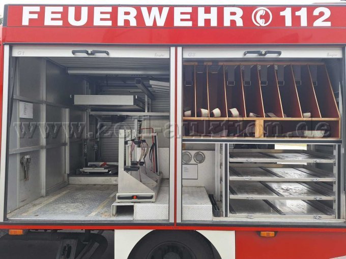 Seienansicht, Geräteräume 1 und 3 geöffnet