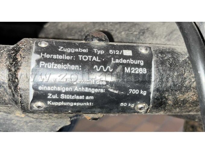 Typenschild Zuggabel