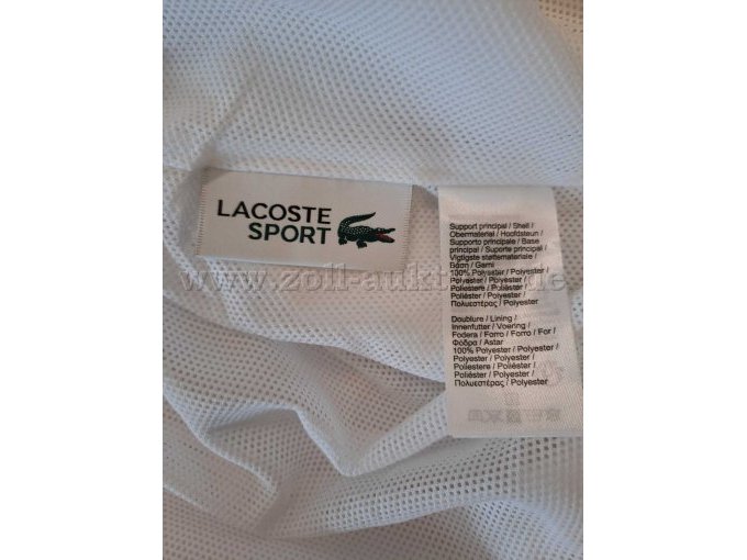 Lacoste Original-Etikett