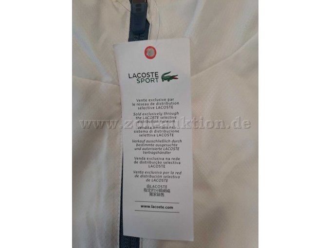Lacoste Original-Etikett