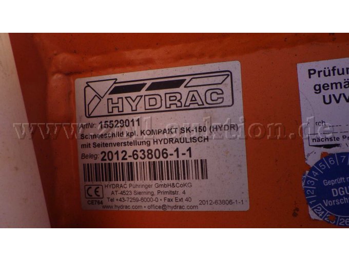 Typenschild Räumschild