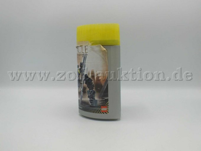 Seitliche Ansicht mit Beschädigung an der Beschriftung