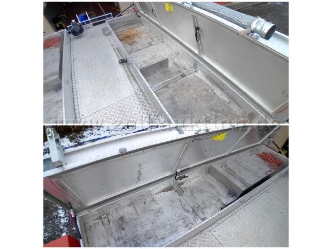 Ansicht Dach, Dachboxen links und rechts