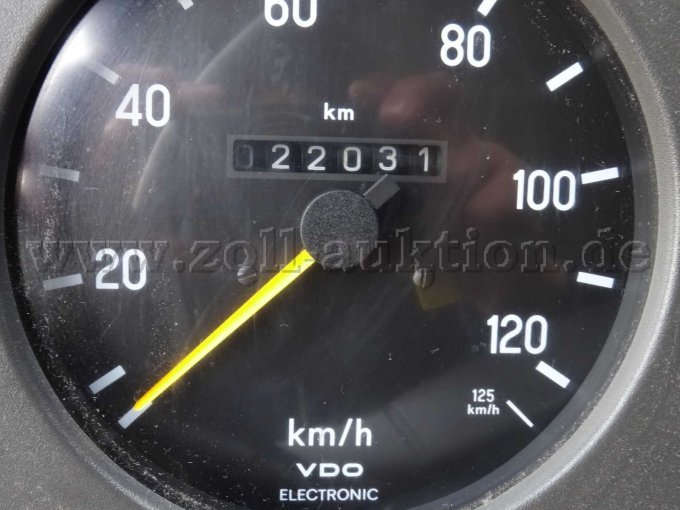 Tachostand Feuerwehrfahrzeug