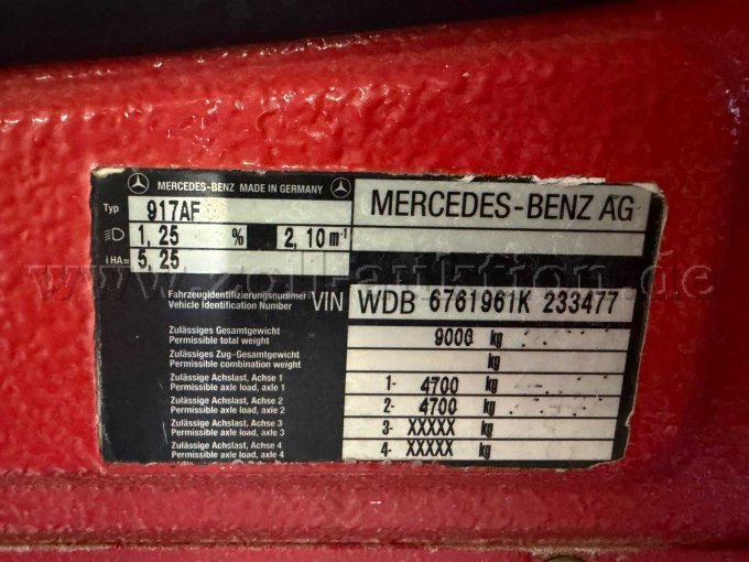 1 LF 8/6 Mercedes Benz 917 Sonder-KFZ Löschfahrzeug – foto 2 – kavel bij Zoll-Auktion, Wiesenau