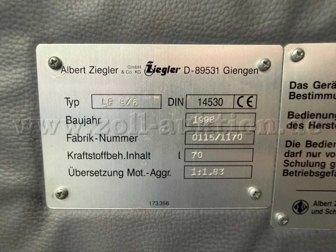 1 LF 8/6 Mercedes Benz 917 Sonder-KFZ Löschfahrzeug – foto 3 – kavel bij Zoll-Auktion, Wiesenau