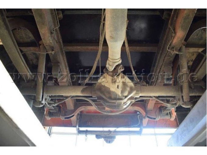 Übersichtsaufnahme Hinterachse