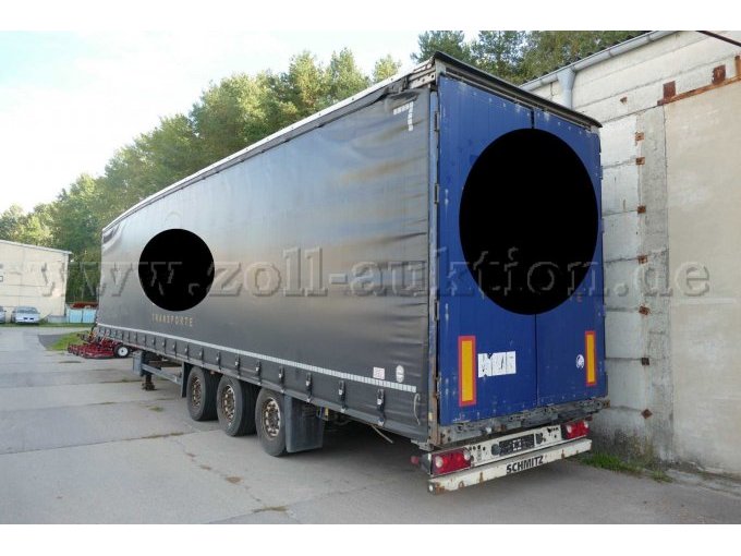 1 LKW-Sattelauflieger Schmitz Cargobull Typ S01 / Unfall- & Bastlerfahrzeug – foto 3 – kavel bij Zoll-Auktion, Wandlitz