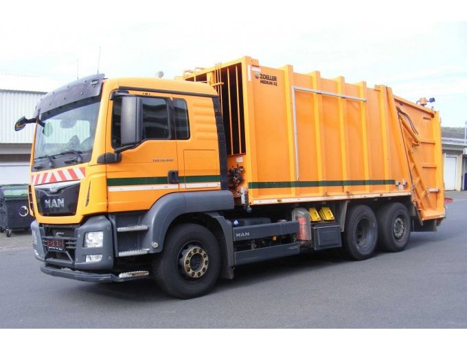 1 LKW 6x2+2 MAN TGS (Abfallsammelfahrzeug, Müllwagen) – foto 3 – kavel bij Zoll-Auktion, Moschheim