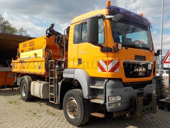 1 LKW MAN TGS 18.360 Mit Ladekran Hiab und Steuer Küpper Weisser – foto 2 – kavel bij Zoll-Auktion, Ammerndorf