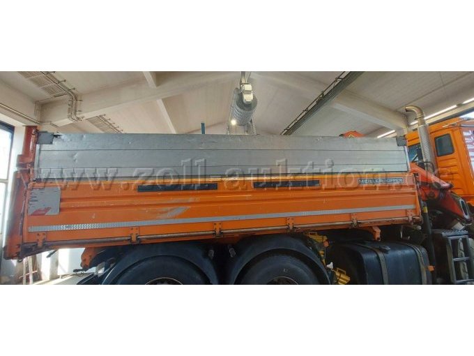 1 LKW MAN TGS 26.400 6X4H-2 BL mit Kran und 3-Seiten Kipper defekt – foto 8 – kavel bij Zoll-Auktion, Passau
