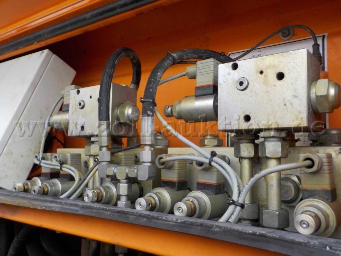 Detailbild Hydraulikanlage des Streuers