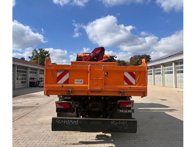 1 LKW MAN TGS, Ladekran HMF, Streuer Küpper-Weisser, Kipper Meiller – foto 5 – kavel bij Zoll-Auktion, Landsberg am Lech
