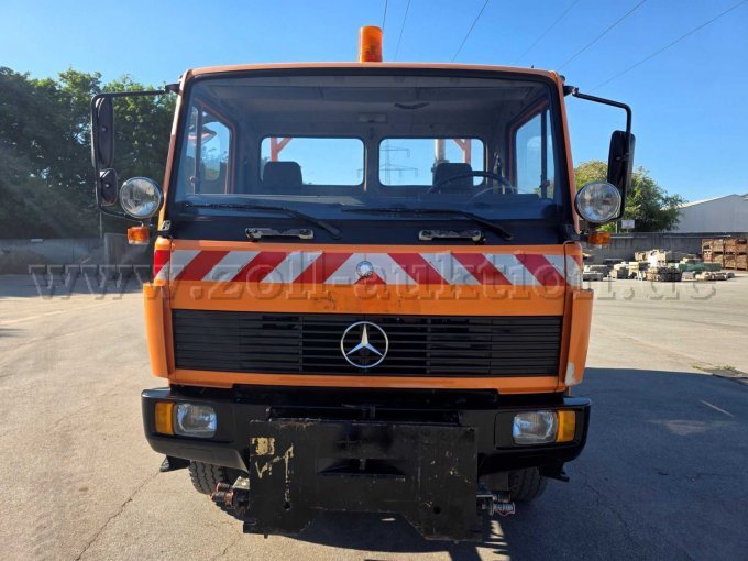 LKW – Mercedes Benz Allrad, Dreiseitenkipper Meiler, Vordere Ansicht