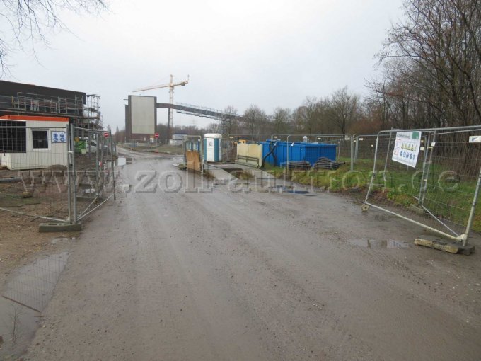 Einfahrt zur Zentrale Waschstation