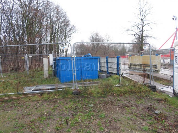 Gesamte LKW Reifenwaschanlage