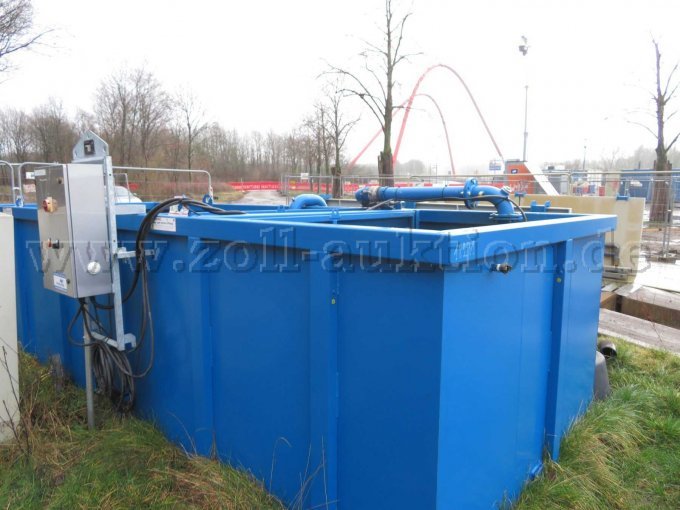 Recyclingtank mit Schaltschrank