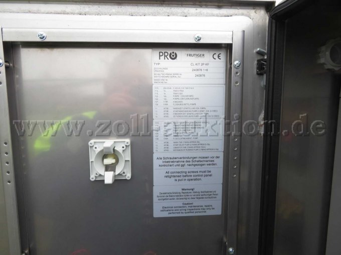 Schaltschrank Belegungsplan