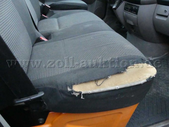 Schaden am Sitzpolster