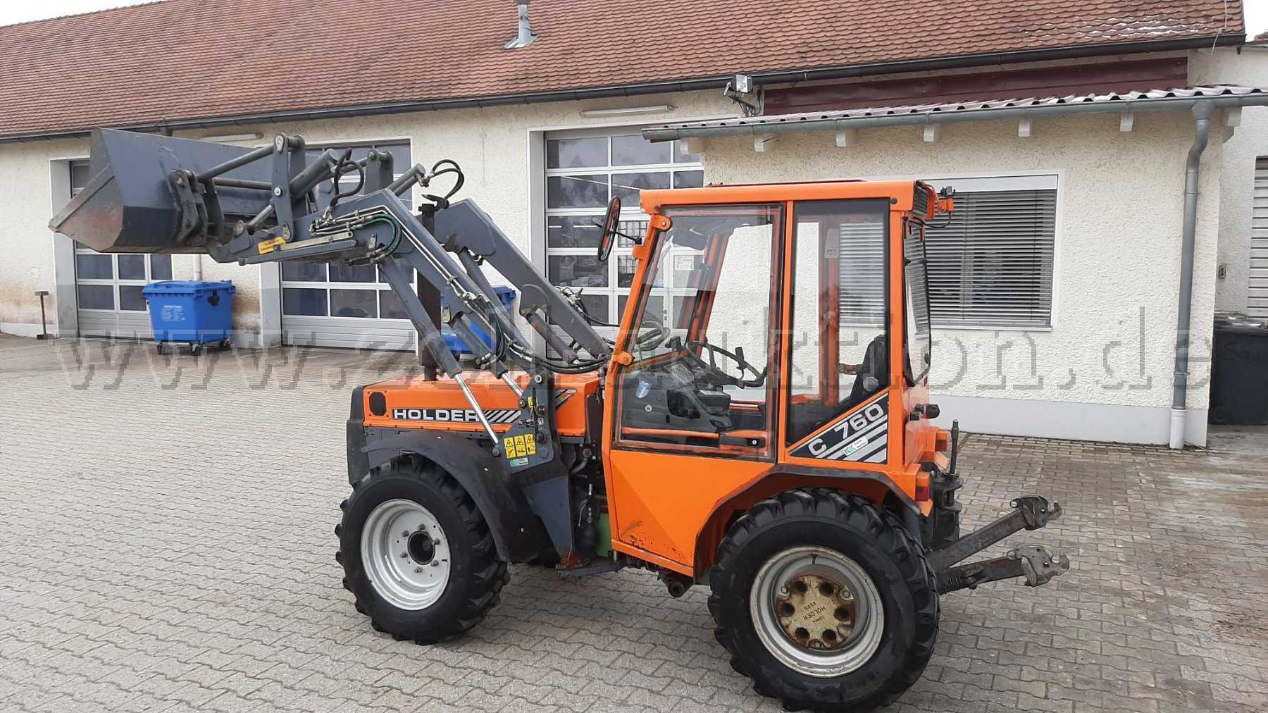 1 Holder type 523 loader Fa. Holder Metzingen DEFECTIVE