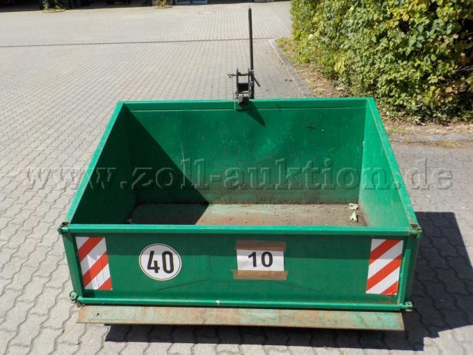 Frontansicht Mulde