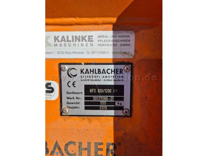 Typenschild Fräse