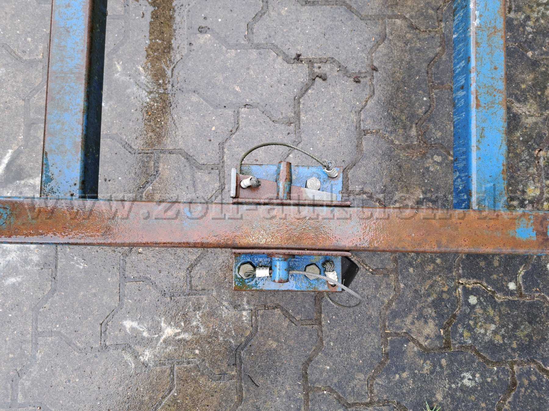 Ansicht der schmalen Seite von oben