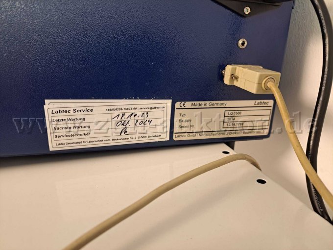 1 Laptec-meetkop MINIMASK, Laptec-meetapparaat LQ 1500, L&W Compressors-vulbalk – foto 4 – kavel bij Zoll-Auktion, Oranienburg