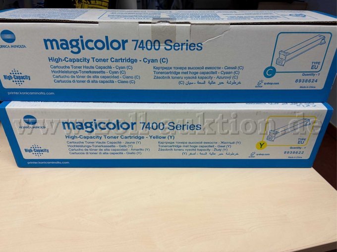 1 laserprinter Konica Minolta Magicolor 7450II GA A3 25 ppm 600x600 dpi + 4 tonercartridges – foto 5 – kavel bij Zoll-Auktion, Dortmund