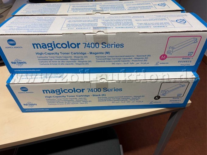 1 laserprinter Konica Minolta Magicolor 7450II GA A3 25 ppm 600x600 dpi + 4 tonercartridges – foto 4 – kavel bij Zoll-Auktion, Dortmund