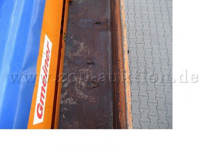 Ladeboden partiell korrosionsgeschwächt