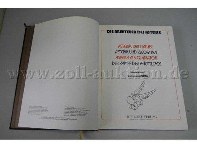 Asterix und Obelix Buch Gesamtansicht Herausgeber
