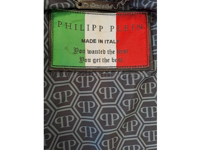 1 ORIGINELE leren jas van PHILIPP PLEIN - maat 52 – foto 9 – kavel bij Zoll-Auktion, St.Vith