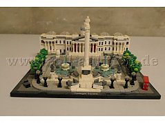 Lego Architecture 21045 Trafalgar Square Gesamtansicht von vorne