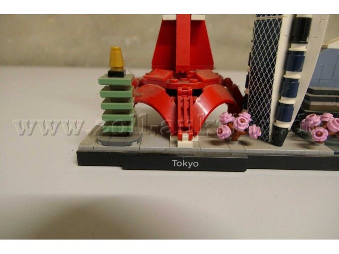 Lego Architecture 21051 Tokyo Detailansicht von vorne
