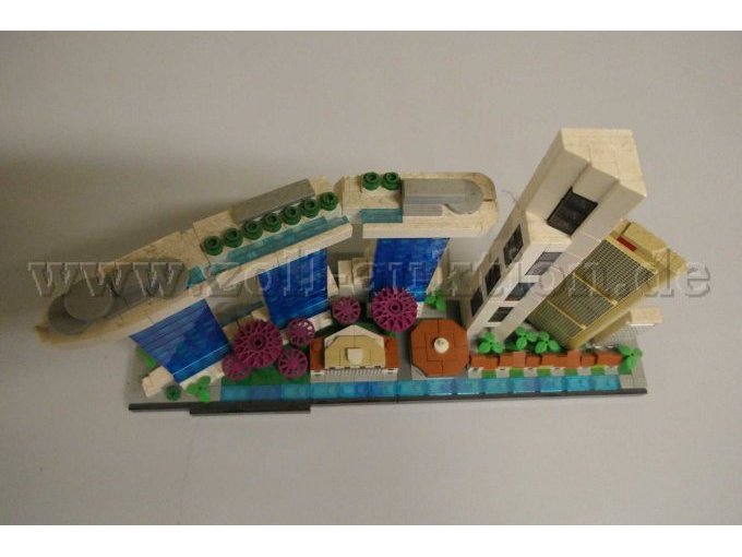 Lego Architecture 21057 Singapur Gesamtansicht von oben