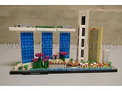Lego Architecture 21057 Singapur Gesamtansicht von vorne