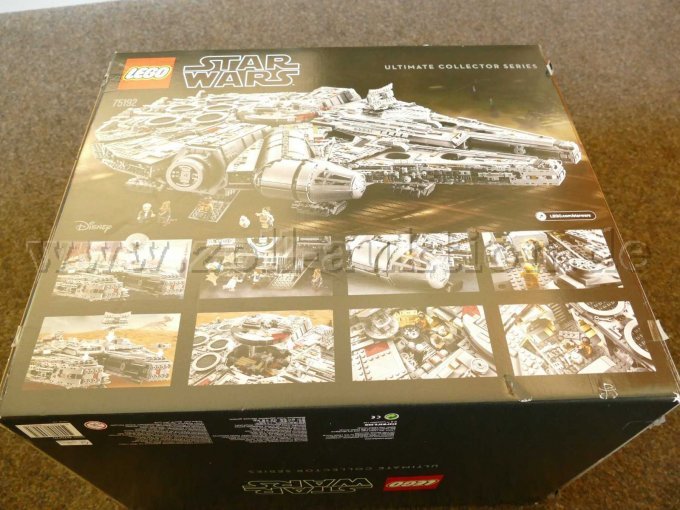 Unterseite der Verpackung