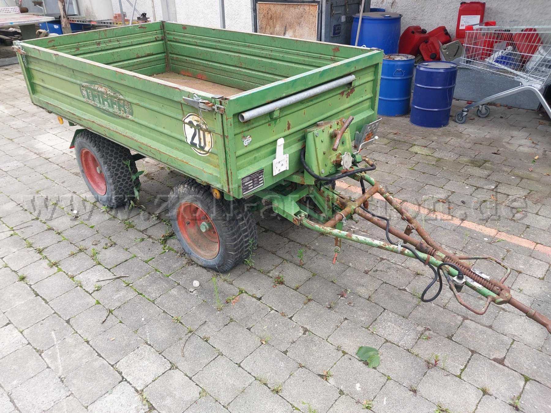 Zuggabel Räder Bordwände seitlich vorne rechts