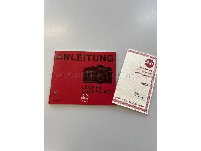 Anleitung + Garantiekarte