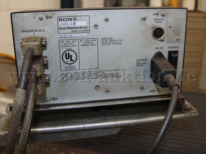 Sona Messeinheit Rückseite