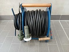 Leitungsrolle Ansicht mit Kupplungen