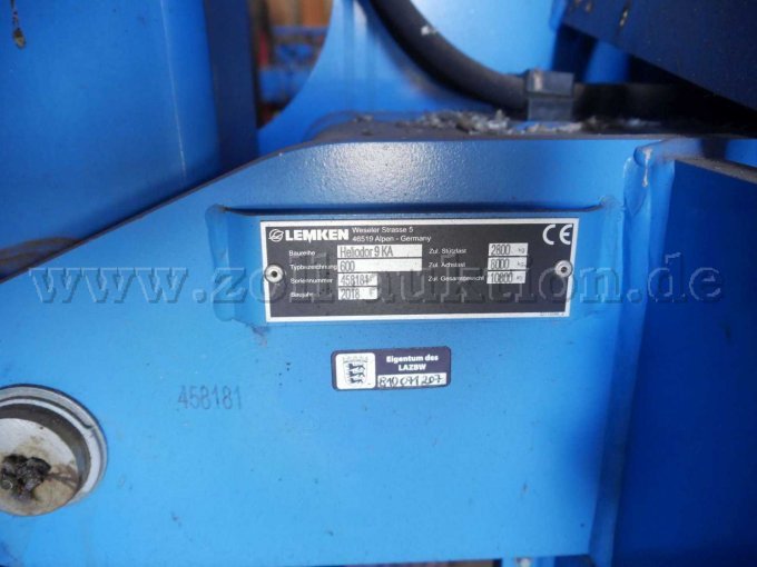 1 Lemken Heliodor 9KA schijveneg 600 – foto 3 – kavel bij Zoll-Auktion, Aulendorf