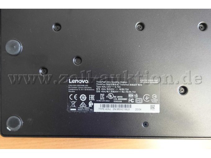 1 Lenovo Dockingstation Ultra Dock 135W – foto 5 – kavel bij Zoll-Auktion, Kiel