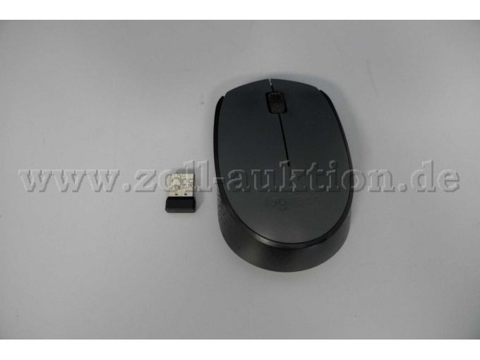 Gesamtansicht der Maus mit USB-Stecker von oben