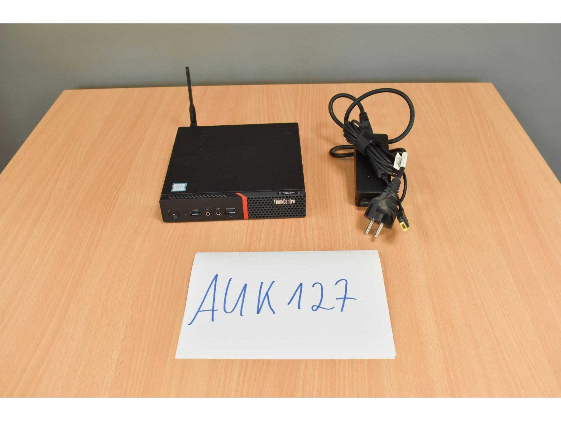 Lenovo ThinkCentre M700 Desktop-Mini PC mit Netzteil
Vorderansicht